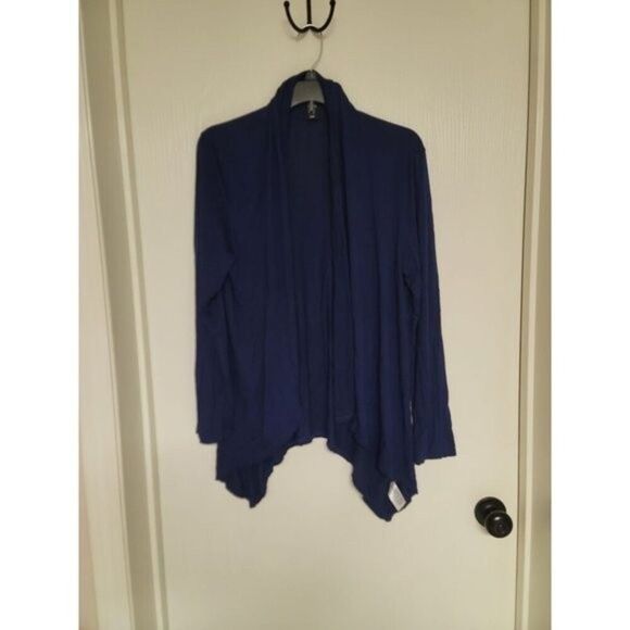 ~ womens dark blue midnight cardigan style sweater - Picture 1 of 3